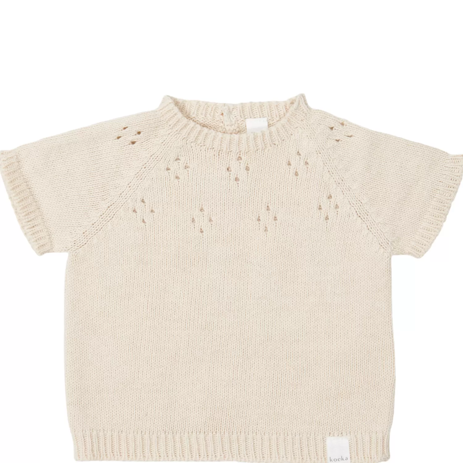Koeka Baby Trui Korte Mouw Ajour Florin Warm White Online