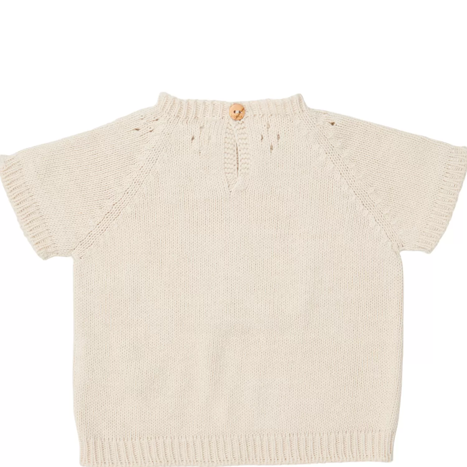 Koeka Baby Trui Korte Mouw Ajour Florin Warm White Online