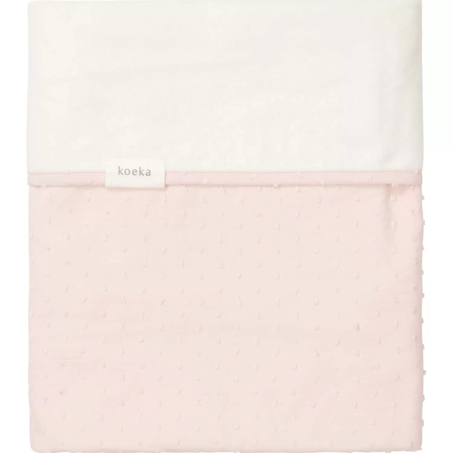 Koeka Ledikantdeken Cotton Fleece Napa Blush Store